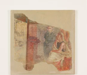 Wall painting fragment from the peristyle of the Villa at Boscoreale, c.50-40 B.C.